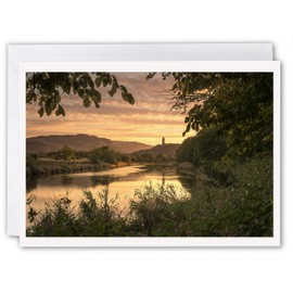 Neil Barr The Wallace Monument Stirling - Scotland Greeting Card by Scottish Landscape Photographer Blank Inside