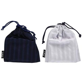 Ascam HNS-001 Charcoal Bag (Deodorizing/Dehumidifier), Set of 2 Bags, 1 Set (White, Navy) Healing Nature Ceramic Charcoal