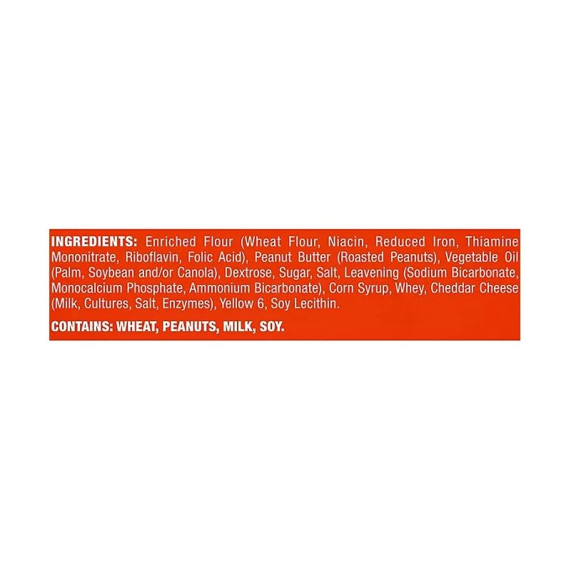 Lance Toast Chee Peanut Butter Sandwich Crackers, (40 Count) Bulk