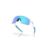 Oakley Youth OJ9010 Resistor Rectangular Sunglasses, Polished White/Prizm Sapphire, 23