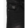 NAME IT Boys' Denim Long Shorts with Pockets, black denim