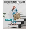 WOA WOA 4 Step Ladder, Foldable Step Stool, Aluminum Lightweight