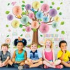 Pastel Classroom Tree Bulletin Board Set with 3D Paper Fans