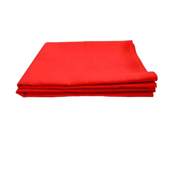 Red Cotton Cloth 1 Meter for Pooja, Mandir Asan Cloth/Altar