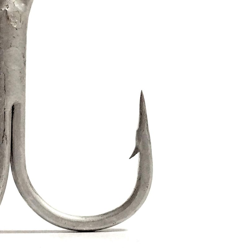 orurudo fishing gear 1/0# salt compatible thick shaft treble hook