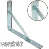 PRIOstahl Heavy Duty Bracket Angle Bracket with Screws and Anchors
