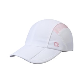 GADIEMKENSD Kids Hat, Foldable Toddler Baseball Cap, UPF50+ Sun Protection, Lightweight and Breathable, Quick Drying and Cool, Suitable for Boys or Girls 2-5T White