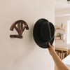 Cowboy hat stand, wall mounted adjustable stand that can maintain