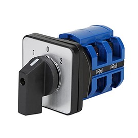 1Pcs Universal Changeover Selector Switch, Power Transfer Switch, 3 Positions 8 Terminals, LW26-63/2 220V 63A Motor, Water Pump Generators, Rotary Cam Selector