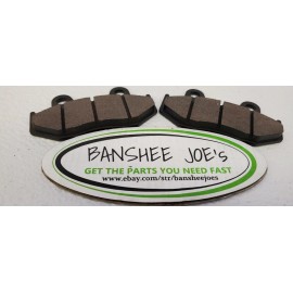 Banshee Joes LLC Yamaha Raptor 700 700R rear brake pads 2013-2020 Serrated Semi-metallic