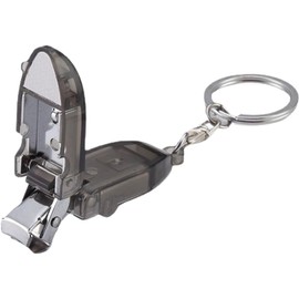 Silver Travel Keychain Finger Nail Clippers, Portable Nail Clippers, Mini Foldable Stainless Steel Nail Cutter Nail Clippers Tools and Accessories, Fingernail and Toenail Clippers