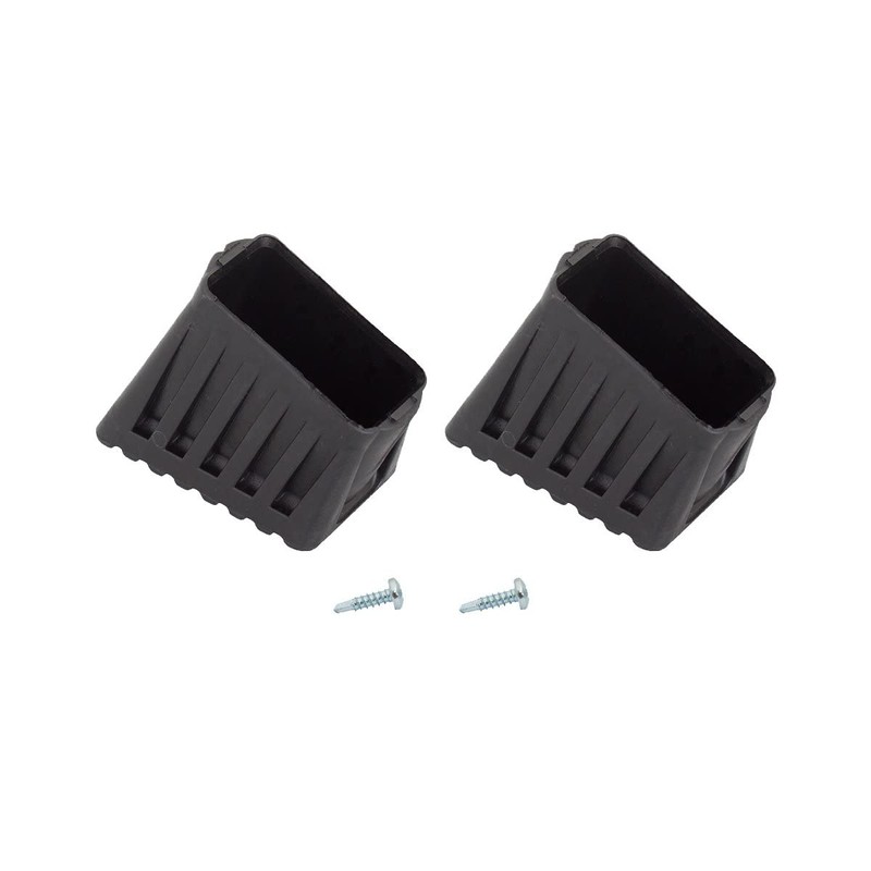 Monto Krause 212528 Foot Caps 40 x 20 mm Black