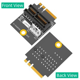 New Version M.2(NGFF) Key A/A+E/E to PCI-E 1X Adapter