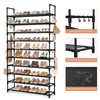 LANTEFUL Tall Shoe Rack 10 Tier Shoe Organizer Large Shoe