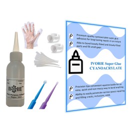 Ivorie Instant Bonding Glue Adhesive - Dental Lab (Medium - 2oz)