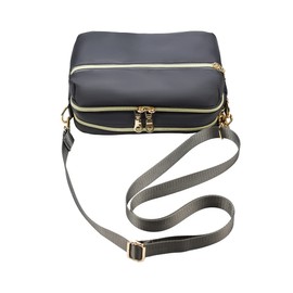 YANAIER Women Crossbody Bag, Casual Multi Pocket Handbag Purse Small Cellphone Pouch Purse Wallet Shoulder Bag for Ladies Girls Dark grey