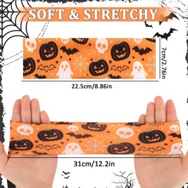 4Pack Halloween Headbands for Women, Trendy Head Bands for Halloween