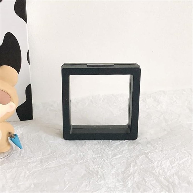 WELANGBN Black 3D Floating Frame Display Holder Stands, 1 PCS