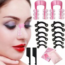Respingadores Nariz Corrector Nasal Pares Clip Color Rojo
