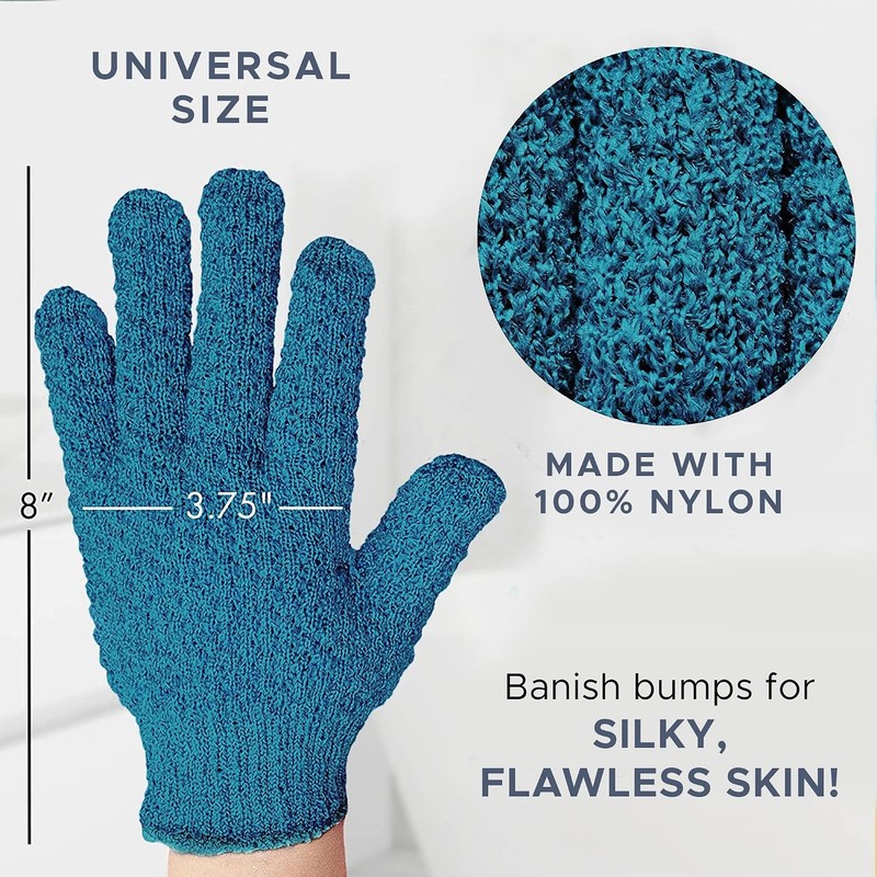 Guantes Exfoliantes Corporales con Lufa de Nivel Medio - 2