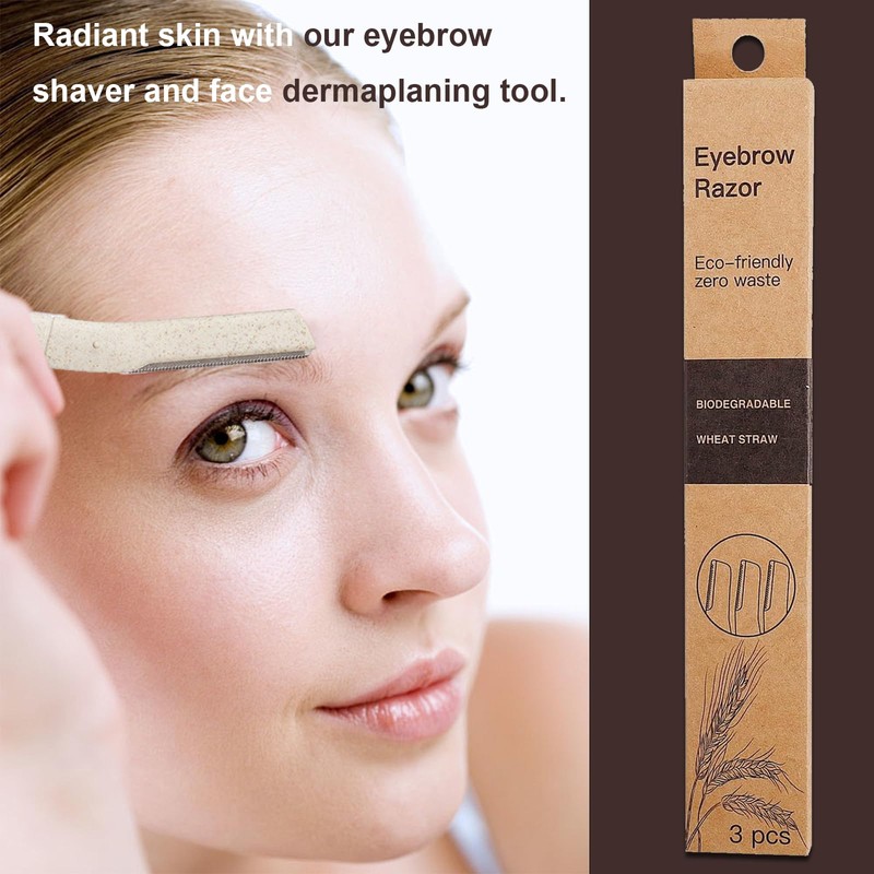 3 Pcs Dermaplaning Blades for Face, Face Razors for Women,