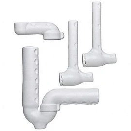P-Trap Pipe Cover, White, PVC