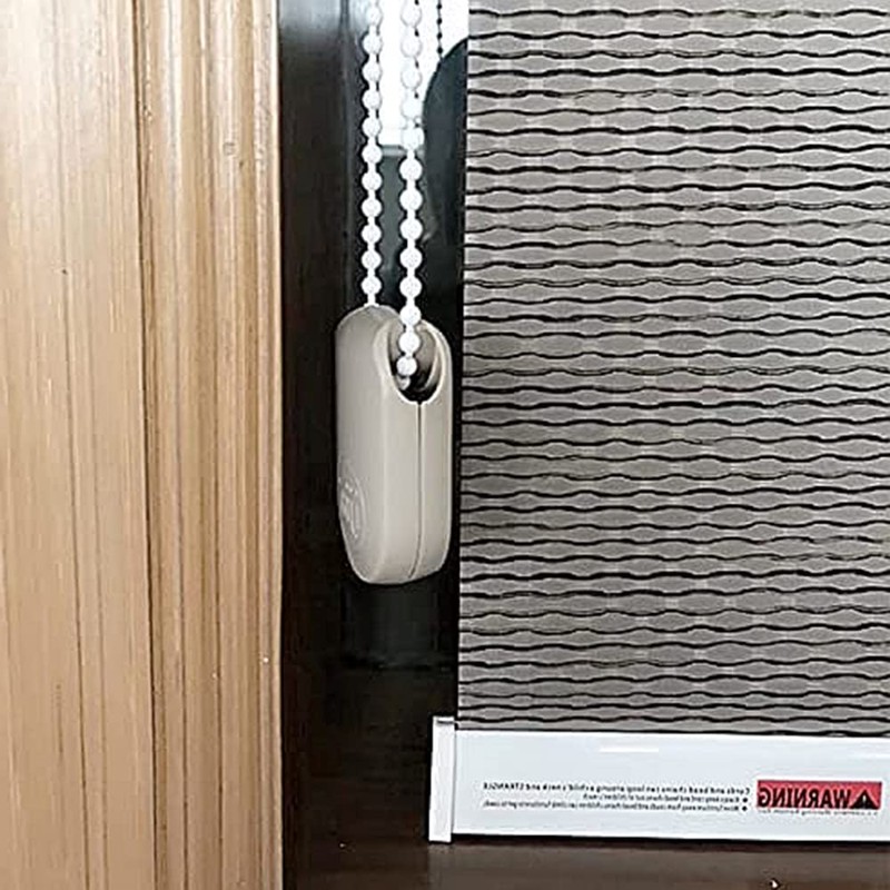 GOWEILE 3 Pack Plastic Pull String Pendants Curtain Cord Weights
