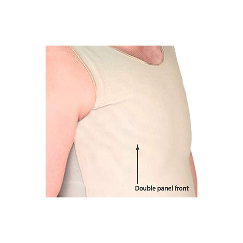 Tranz* Forms Sleeveless Chest Binder Beige FTM Binder with Double