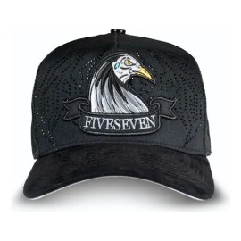Gorra Gallo Gothic Diamonds Cincopunto7 Negro Ajustable Bordado