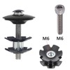Saipor 9PCS Aluminium Alloy Bicycle Headset Spacer 1-1/8 inch Bicycle