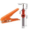 Anlayliay Edge Banding Punching Pliers Punching Tool Countersink Drill Bit