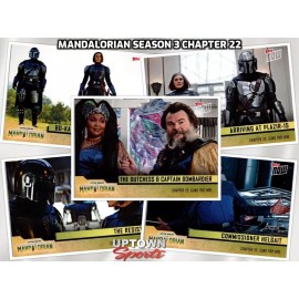 Topps Now The Mandalorian Season 3- Chapter 22-Cards 26 to 30
