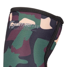 Gunsmith Fitness Elbow Sleeves Weightlifting - Neoprene Compression Gym Elbow Sleeves - Non Slip Elbow Gym Support - Breathable Elbow Wraps Weightlifting (Woodland Camo,XL)