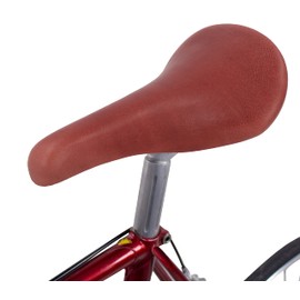 Gusti Sean Y Genuine Leather Bicycle Saddle Retro Design Soft Saddle Road Bike Trekking Bike Brown