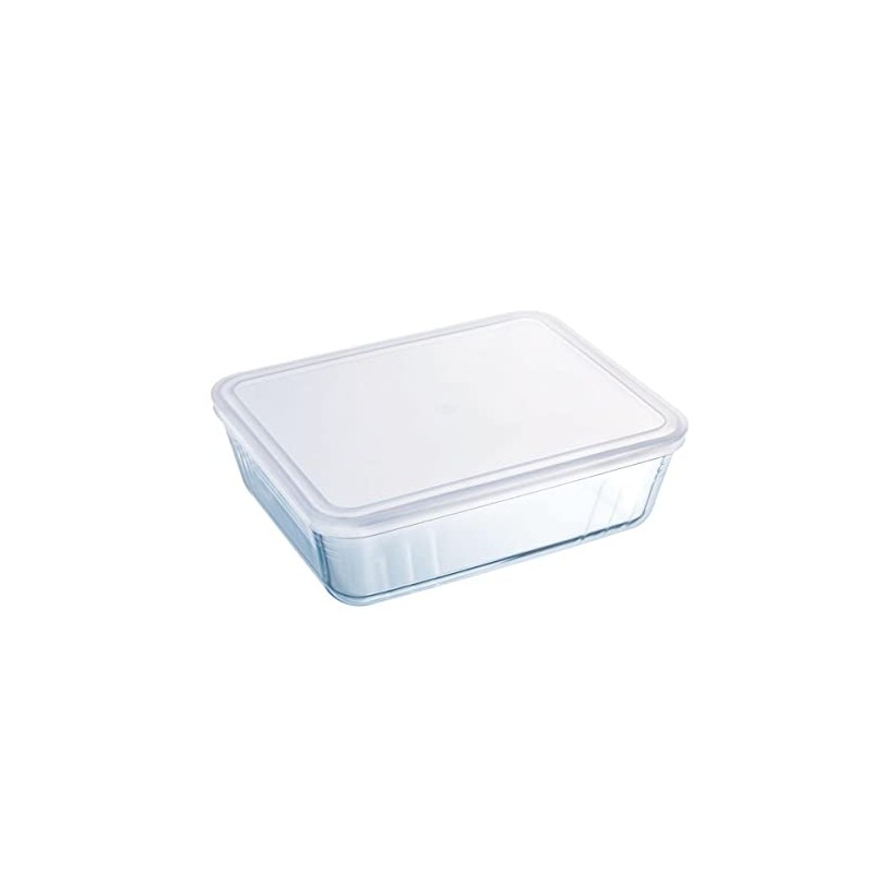 Pyrex Cook & Freeze Rectangular Container Boron 22.5x17.5x6.5cm -1.5l Transparent