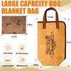 OBEST BBQ Blanket for Resting Meat,BBQ Accessories Insulated Bag,Reusable Smoker