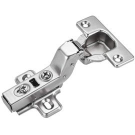 KIMDOT Snap Closing Inset Hinges Frameless Soft Close Cabinet Hardware 35mm Cup Euro Hinge 4PCS