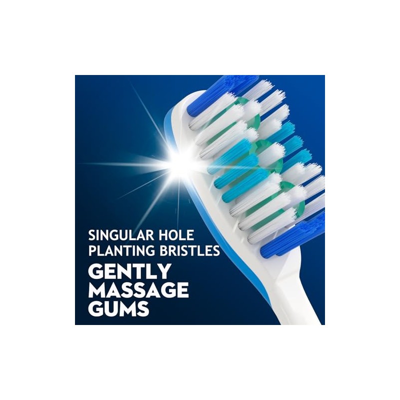 Cepillo de dientes manual de cerdas duras para adultos con