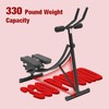 Ab Machine Coaster Abdominal Crunch Trainer for Home Gym Core