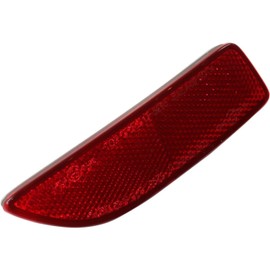 DAT AUTO PARTS Rear Right Passenger Side Back Bumper Cover Reflector Lamp Marker Light Insert Replacement For 2011-2013 Toyota Corolla Sedan Red Plastic Lens TO1185102 8191002130