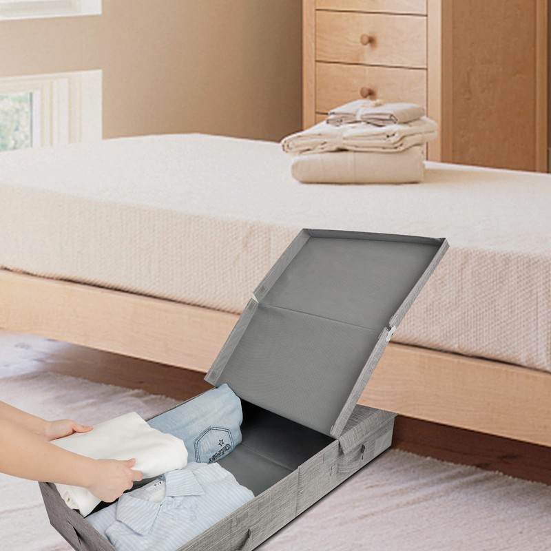 DAYARD Underbed Storage Container Bins with Lids, Under Bed Storage