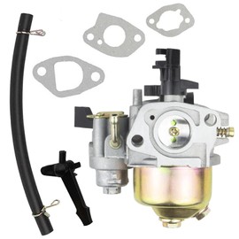 Vergaser für Honda GX160 GX200 GX168 GX140 GX120 Rasenmäher und 5,5 PS 6,5 PS Motor, Rasenmäher Wasserpumpe Hochdruckreiniger Vergaser Ersatzteile Kit mit Dichtung