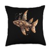 Kuhli Loach Steampunk Throw Pillow