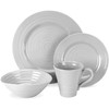 Portmeirion Sophie Conran Grey Dinnerware Set | Set of 4