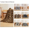 XeGe Luxury Faux Fur Leopard Print Throw Blanket, Soft 50x60