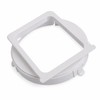 Portable Air Conditioner Exhaust Hose Adapter – White Square-to-Round Connector