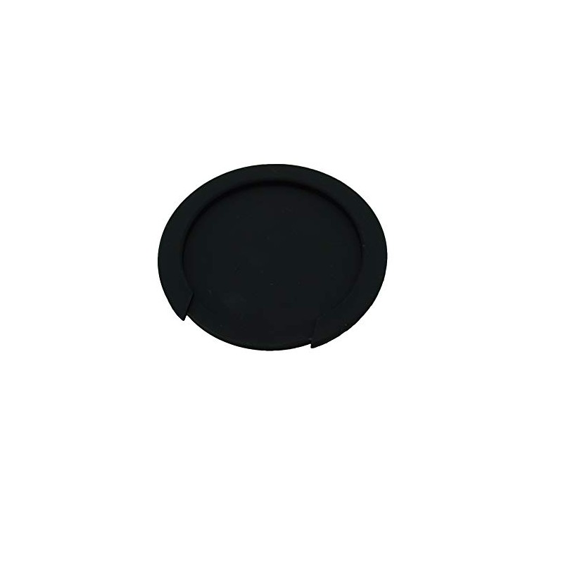 Acoustic Guitar Soundhole Cover 86mm Rubber Black