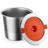RETHONE Reusable K Cups and Coffee Pods, Stainless Steel K