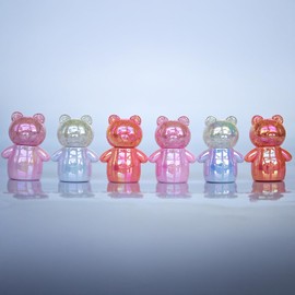 Glam Lux 26 Bundle Set of 6 Cute Bunny Hoppy Lip Gloss Matte Waterproof 24 Hour Long Lasting Lip Glaze Pigmented Reds, Nudes, Pinks Holographic Cute Bunny For Women, Girls, Teens, Tweens