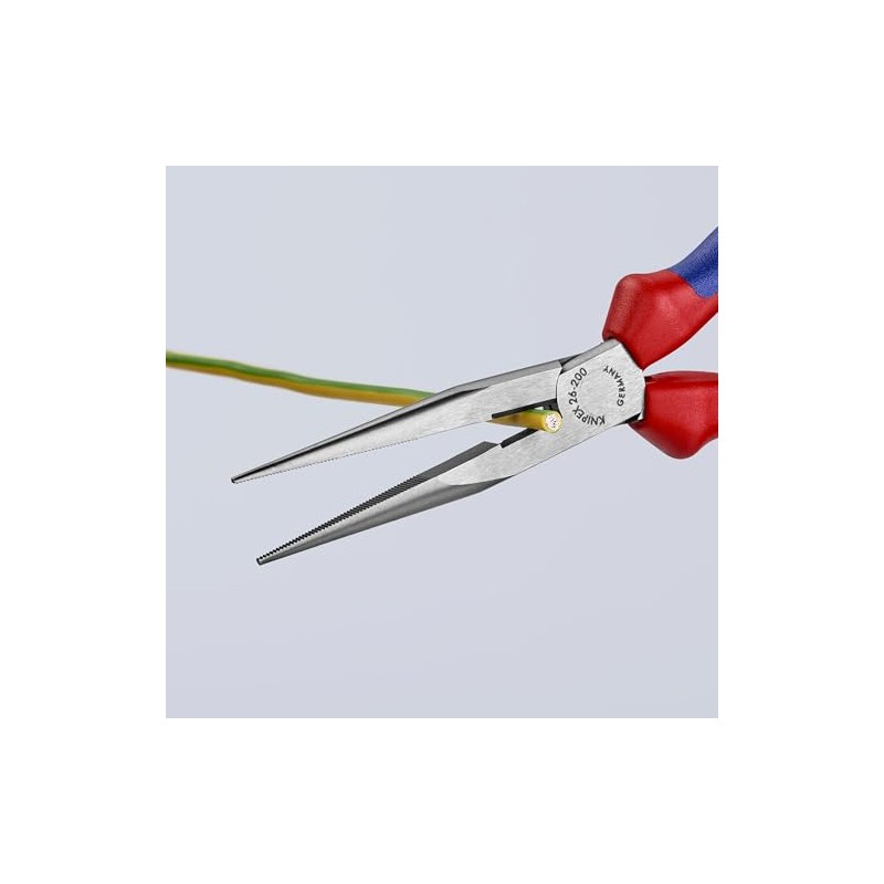 Knipex Pinza Punta Larga con Corte 8 con Mango Ergonómico,